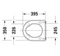 Duravit WC-Sitz Starck 3 Vital ohne Absenkautomatik, Scharniere Edelstahl, weiß