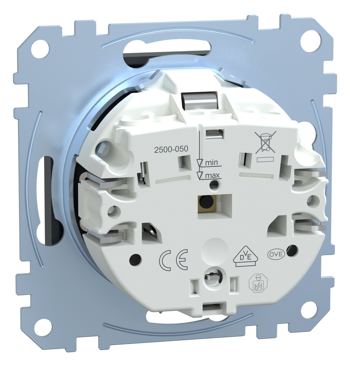 Steckdose 1f anth mt System M UP m.BS IP20 Mit erhöhtem Berührungsschutz