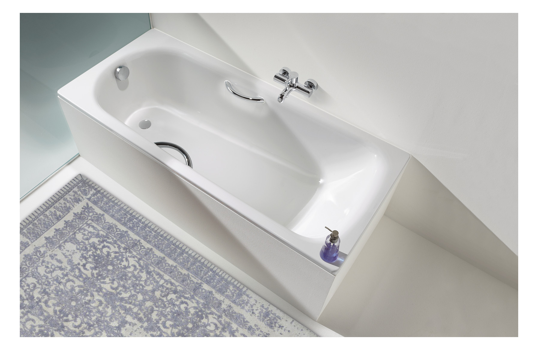 Kaldewei Badewanne SANIFORM PLUS STAR 332 160x70cm, Antislip, schwarz Kaldewei Badewanne SANIFORM PLUS STAR 332 160x70cm, Antislip, schwarz