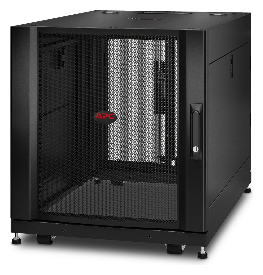 Netzwerkschrank ST 12HE B600xH658xT900mm IP20 Mit rückseitiger Tür pulverbesch