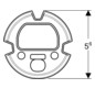 Geberit Abdichtungsset Sigma Wandmontage, mir UP-Funktionsbox, für Waschtischarmatur