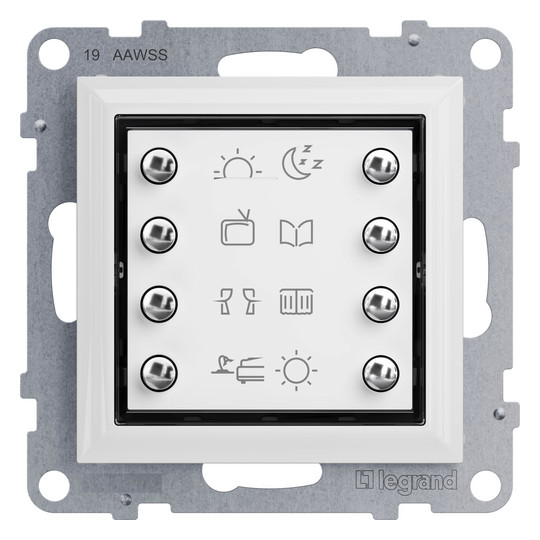 Legrand 765609 Seano MyHome Szenentaster 
