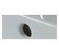 Duravit Handwaschbecken D-Code 45x34cm, mit Hahnloch, Überlauf, Hahnlochbank, weiß