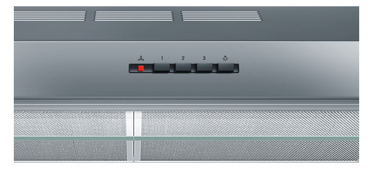 Dunstabzugshaube UB Serie 4 600mm edst D Unterbaugerät 72dB 350cbm/h Ø100-120mm