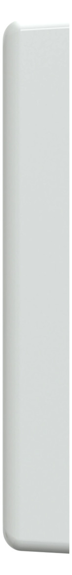 Rahmen 1f akws glz M-SMART Kst f.GEB-K aktivweiß Unterputzmontage Thermopl