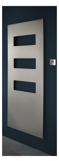 Bemm Elektro-Planheizwand Plawa SPA Pur E 3 kantige Öffnungen, 2000 x 775 mm, titangraumetallic