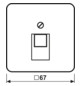 Zentralplatte UAE/IAE 1f CD aws Schraubbef ohne