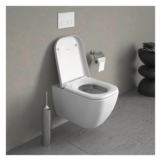 Duravit Wand-Tiefspül-WC Happy D.2 36,5x54cm, 4,5 l, Rimless, weiß
