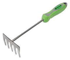 Bild Kleinrechen Edelstahl Ergo-Griff Florawo rld - floraworld-0