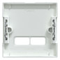 Zentralplatte USB 2f polws Klemmbef m.Aufdr