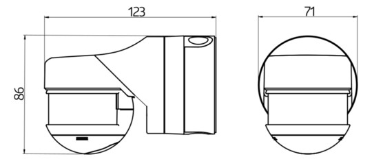 BEG Luxomat AP Bewegungsmelder     93323 