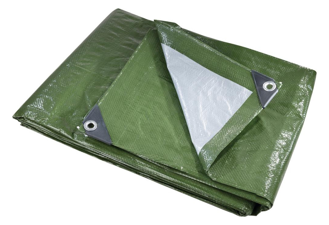 Bild Gewebe-Abdeckplane 4 x 5 m 140g/m² grün - Neutral-0
