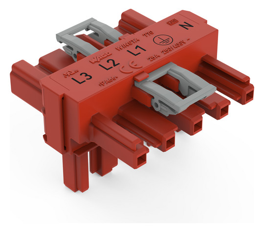 T-Verteiler PA Serie 770 5Eing 5p 10Ausg Polyamid (PA) 400V 25A IP20 hfr 85°C