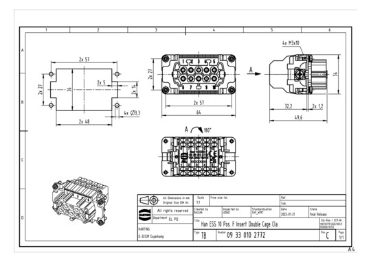 HART Buchseneinsatz          09330102772 