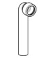 Geberit Anschlussbogen 40 mm, mit O-Ring