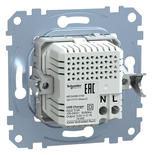 USB-Ladestation-UP USB 2100mA 100-240/4,75-5,25V Stabilisiert
