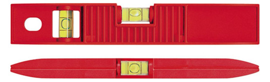 BMI-Kunststoff-Wasserwaage mit Magnet 685 TORPEDO - 25 cm