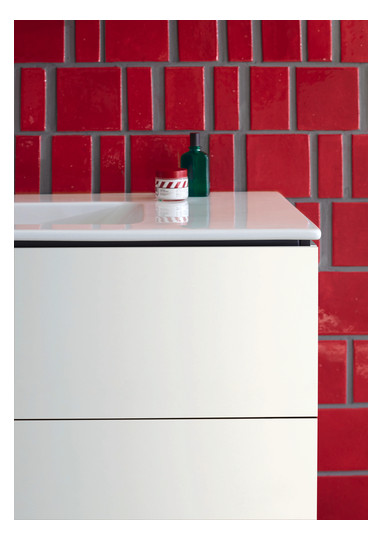 Duravit Waschtisch-Unterschrank Compact L-Cube 82 x 39,1 cm, weiß matt, 2 Auszüge, stehend