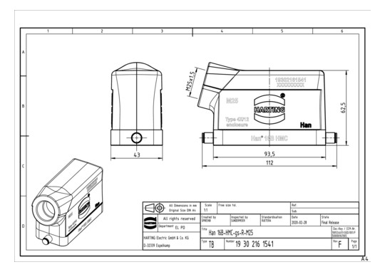 HART Han 16B-HMC-gs-R-M25    19302161541 