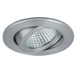 LED-Einbaustrahler 6W 3000K 730lm Konv alu mt 1LED IP65 RF:hochglänzend