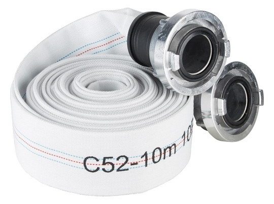 KARASTO-Bauflachschlauch mit A-Kupplung - 102mm, 20m