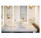hansgrohe Zahnbecher AddStoris mit Glas, Wandmontage, Metall, polished gold optic