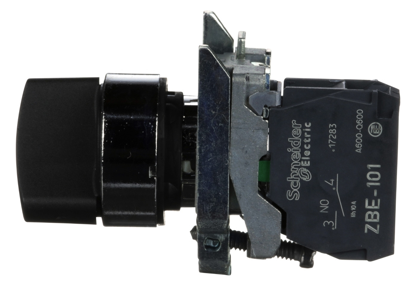 Wahlschalter 2stuf rast kurz.Drehgriff Ø22,5mm Schaltfunktion verrastend IP66