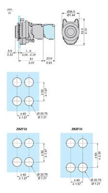Drucktaster rt rnd Ø30,5mm 1Ö IP66 hoch Tastend