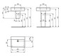 Ideal-Standard Waschtisch Connect Cube ohne Hahnloch, mit Überlauf, 60 x 46 cm, weiß