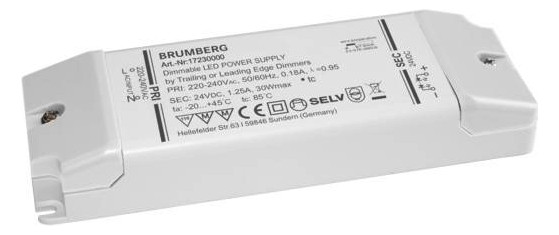 LED-Steuerung 4,8-30W 24V IP20 dim dim Kstgeh Dimmung Phasenabschnitt stat
