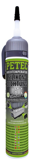 PETEC-Silikondichtung SIKO, schwarz - 200ml