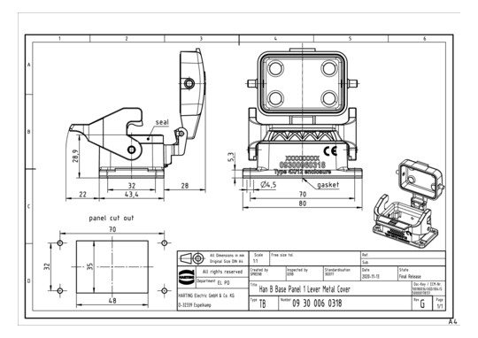 HART Anbaugehäuse            09300060318 