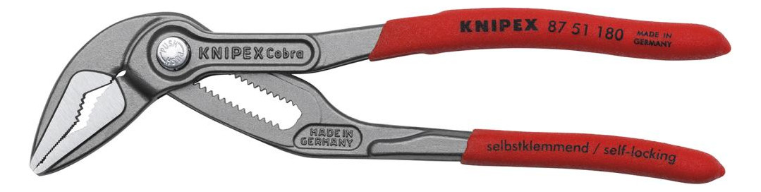 Bild WP-Zange Cobra ES SB 180mm mit Kunststof fgriffen KNIPEX-1