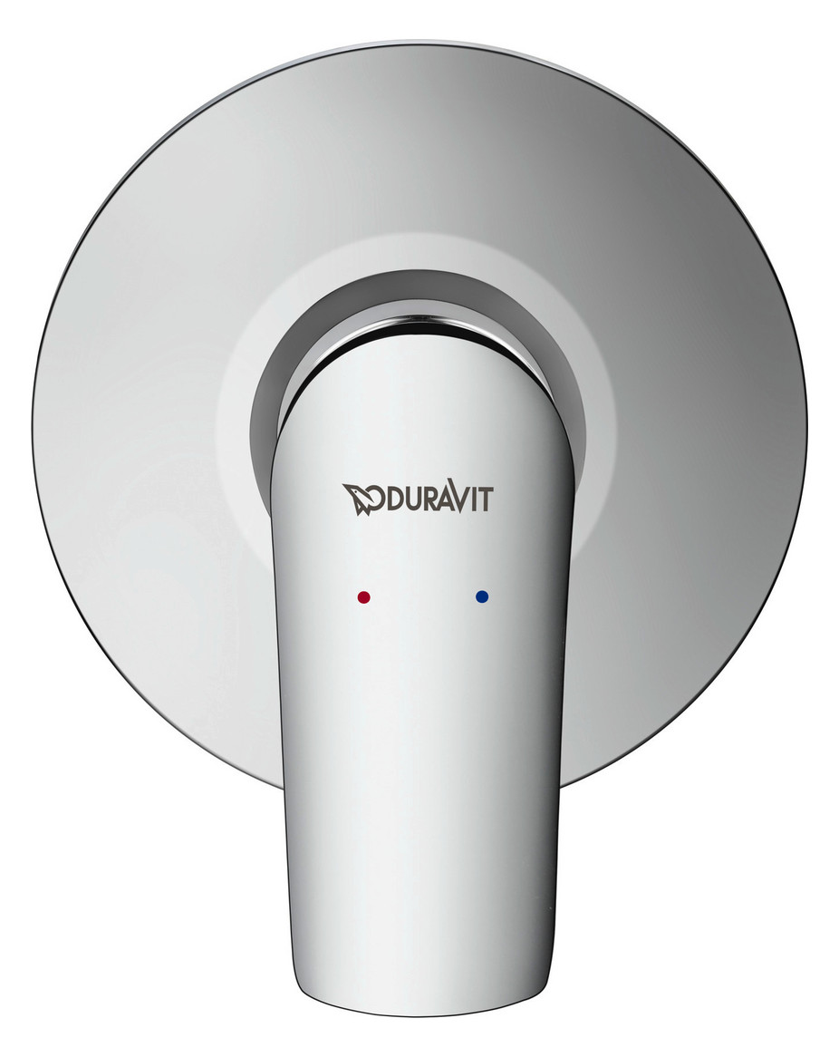 Duravit Fertigmontageset No. 1 UP-Einhebel-Brausemischer Set, 1 Verbraucher, chrom