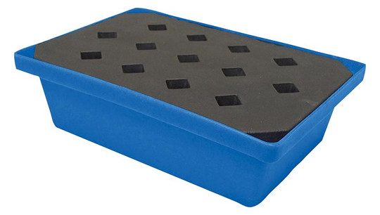 PE-Auffangwanne für Kleingebinde ST20 mit Gitterrost...