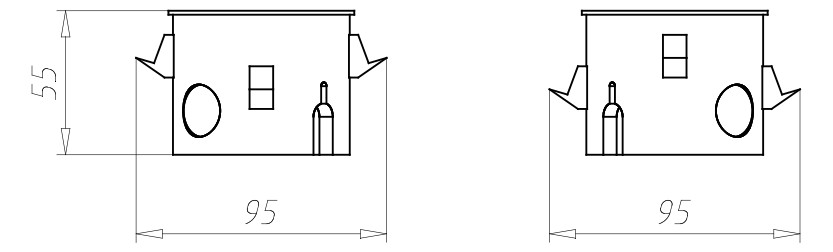 Verbindungsdose UP luftd Kst IP30 Ger/VerbDose/kast rechteck Verbindungsdose UP luftd Kst IP30 Ger/VerbDose/kast rechteck