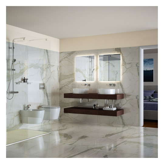 Ideal-Standard Fertigmontageset Melange für UP-Wand-Waschtisch-Einhebelmischer, verchromt