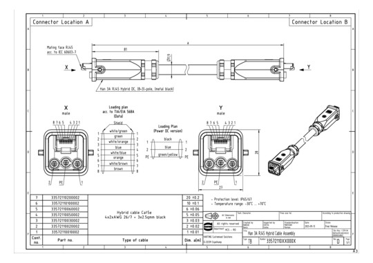 HART Hybr.cable Assy DC   33572110100002 