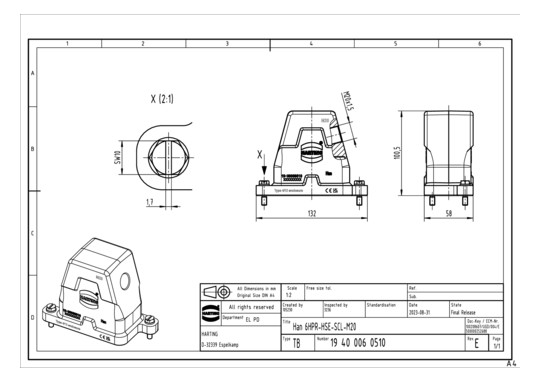 HART Han 6HPR-gs-SV-M20      19400060510 