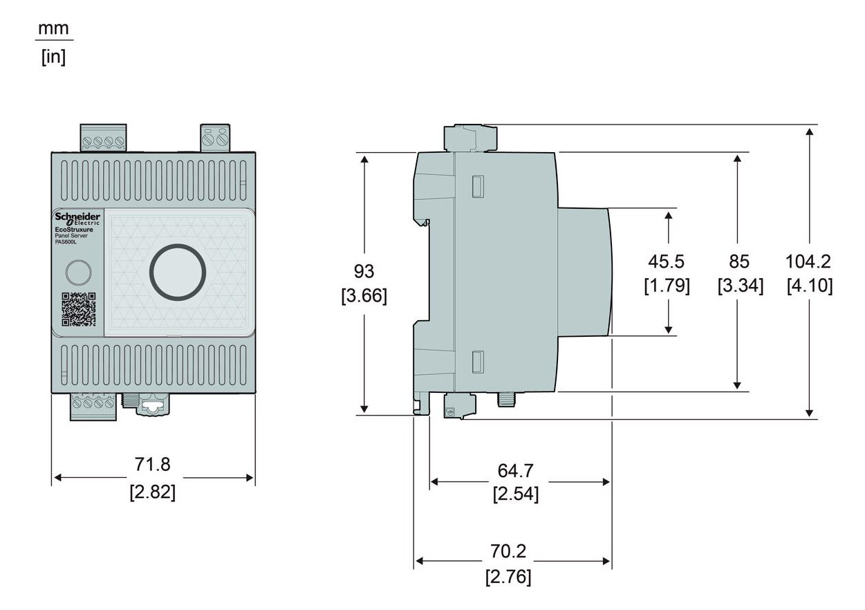 Gateway Einb 24V LED 4TE IP30 m.LED-Anz