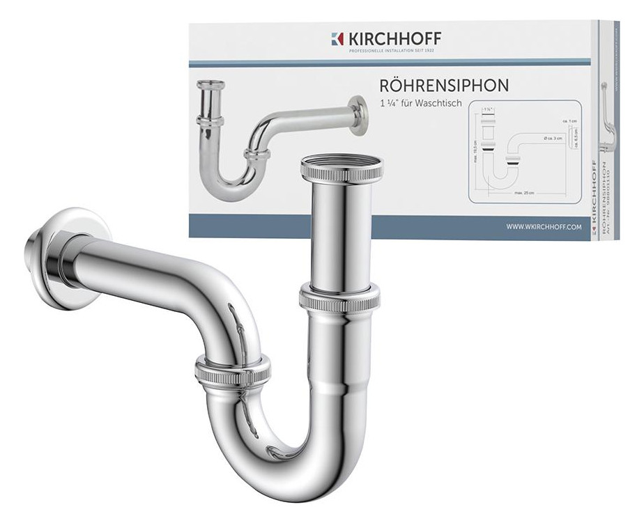 Bild Röhrensiphon, 1 1/4"" x 32 mm - KIRCHHOFF-5