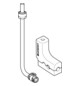 Geberit Metallrohr-Anschlussbogen FlowFit Ø 20/15 mm x G 3/4, 300 mm, 90Grad