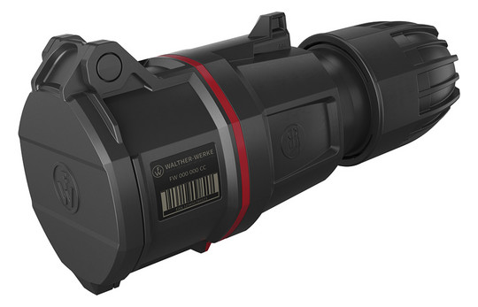CEE-Kupplung 5p 32A IP54 IP54 400V/rt 6h Schraubkl ger Kst Knickschutztülle