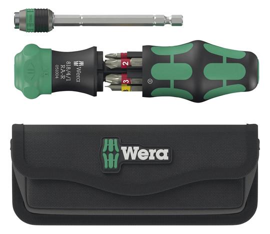 Wera-Bit-Magazinhalter KraftformKompakt 25 RA-R in Tasche...