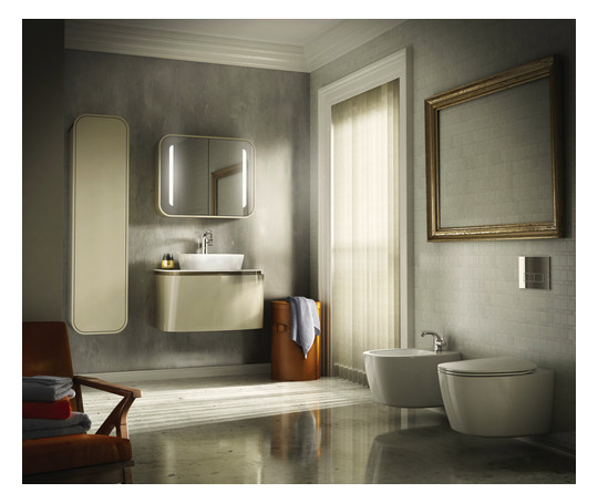 Ideal-Standard Bidet-Einhebelmischer Melange mit Ablaufgarnitur, verchromt