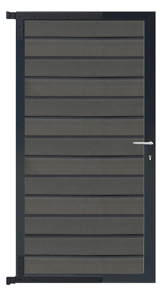 Bild WOLLBACH-Serie-Tor 90 x 175 cm Kompletts et Grau/Anthrazit - n.a.-0