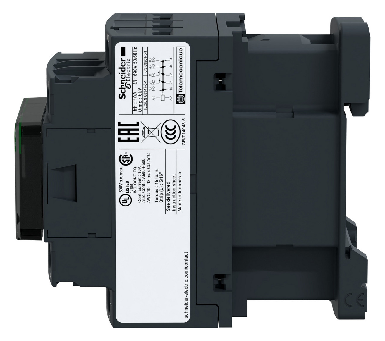 Hilfsschütz AC 5S/Hilf 380V/50Hz 380V/60Hz 10A Hilfsschütz AC 5S/Hilf 380V/50Hz 380V/60Hz 10A