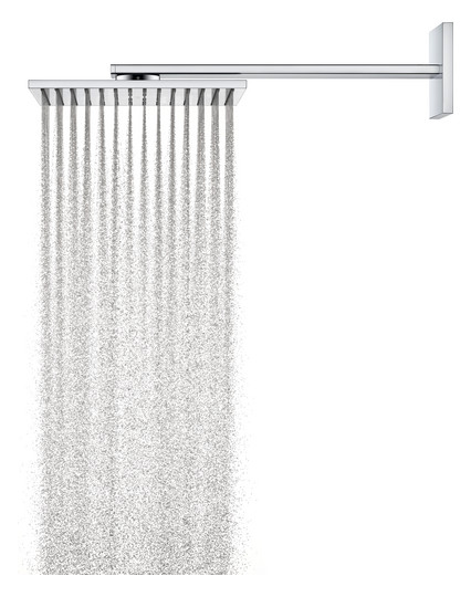 hansgrohe Kopfbrause Axor mit Brausearm, 300x300mm, 2jet, chrom