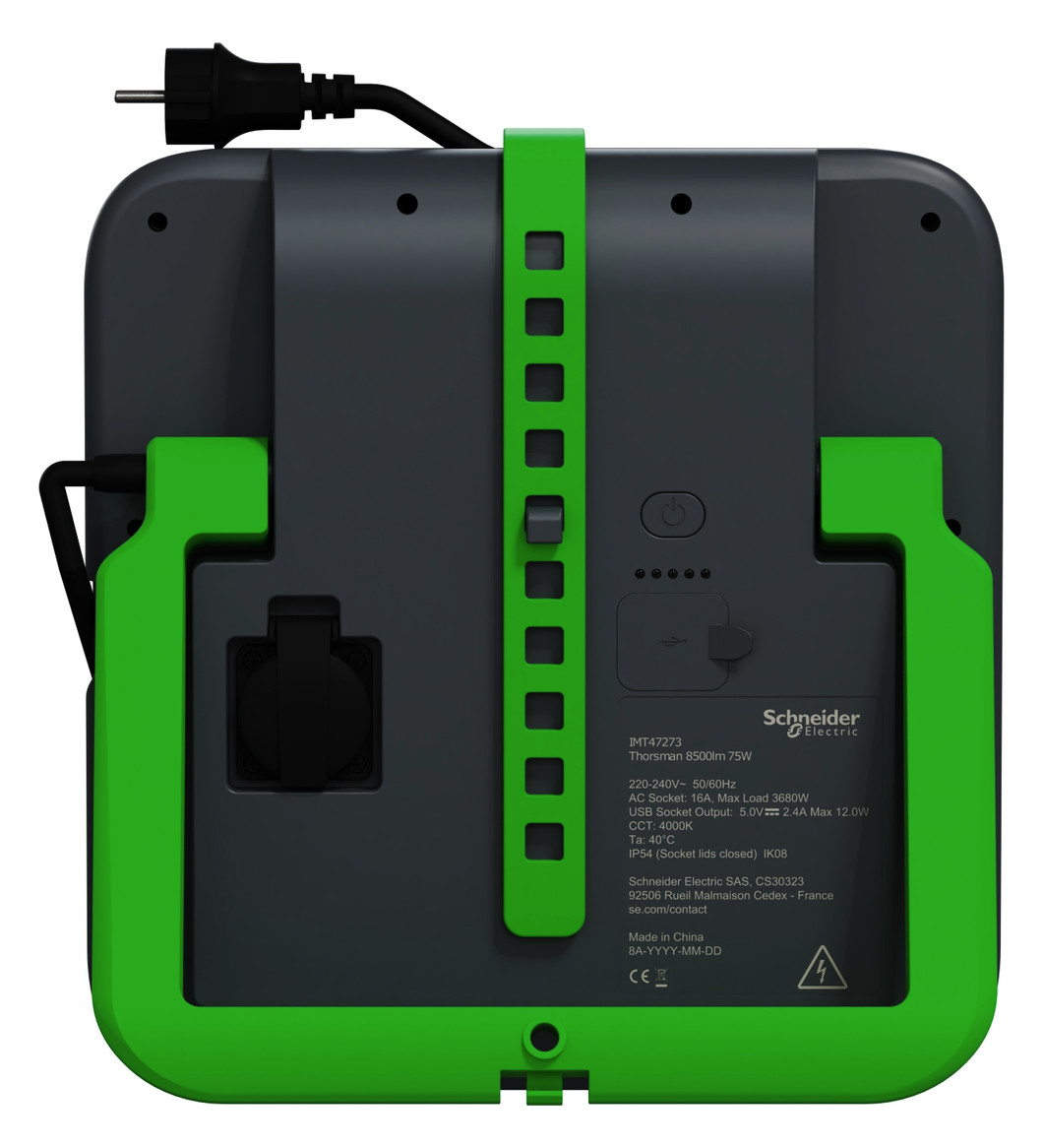 LED-Bauleuchte 75W IP54 4000K 8500lm Kst 1LED 220-240V Mit Stativhalterung m.LM