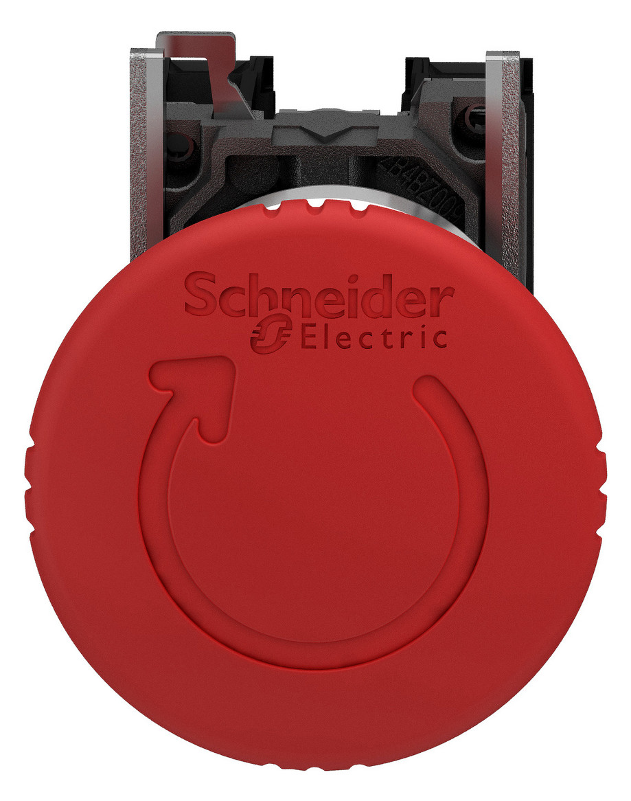 Not-Aus Taster EB IP66 Dreh 2Ö Ø22,5mm Schraub Einb